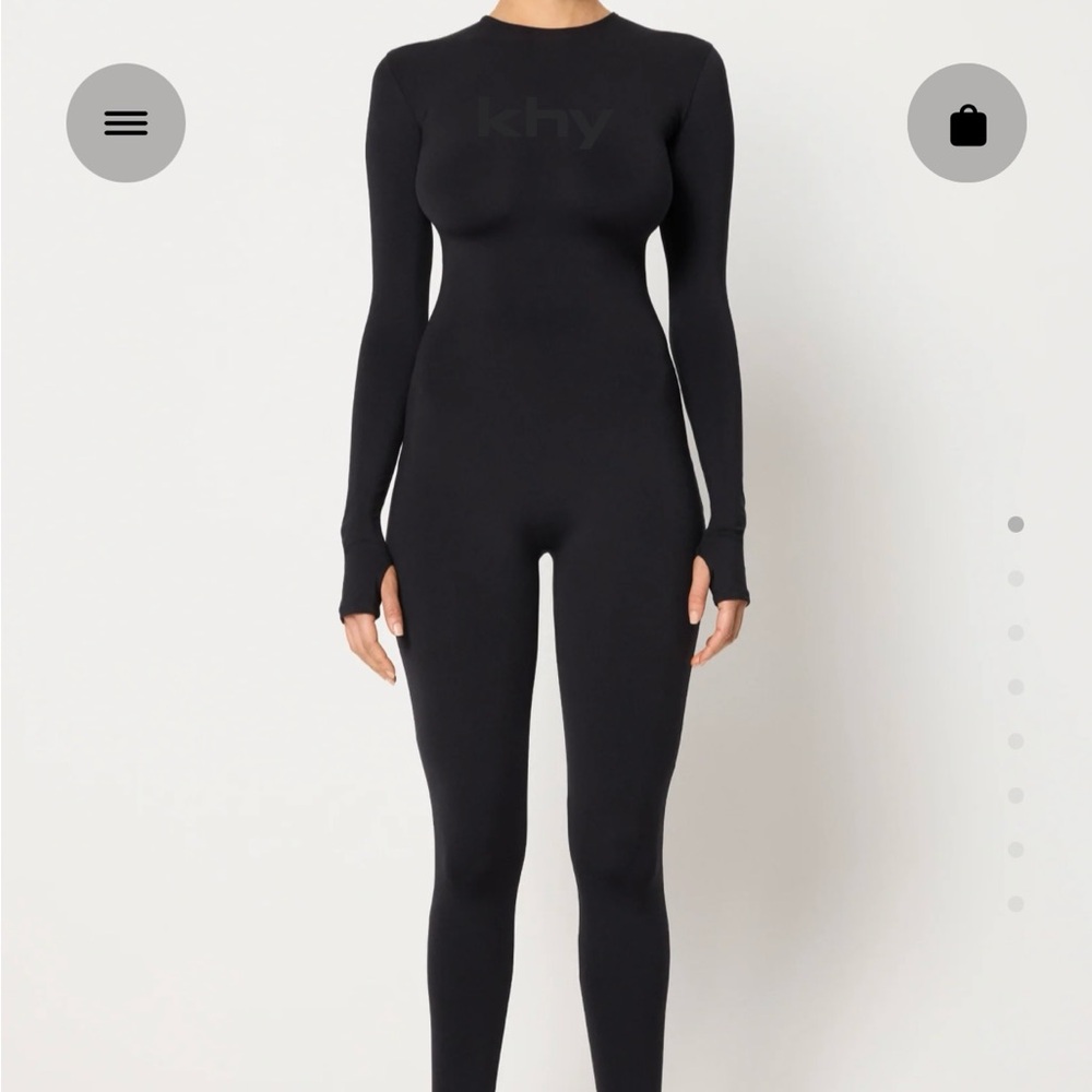 Khy Black Long Sleeve Jumpsuit